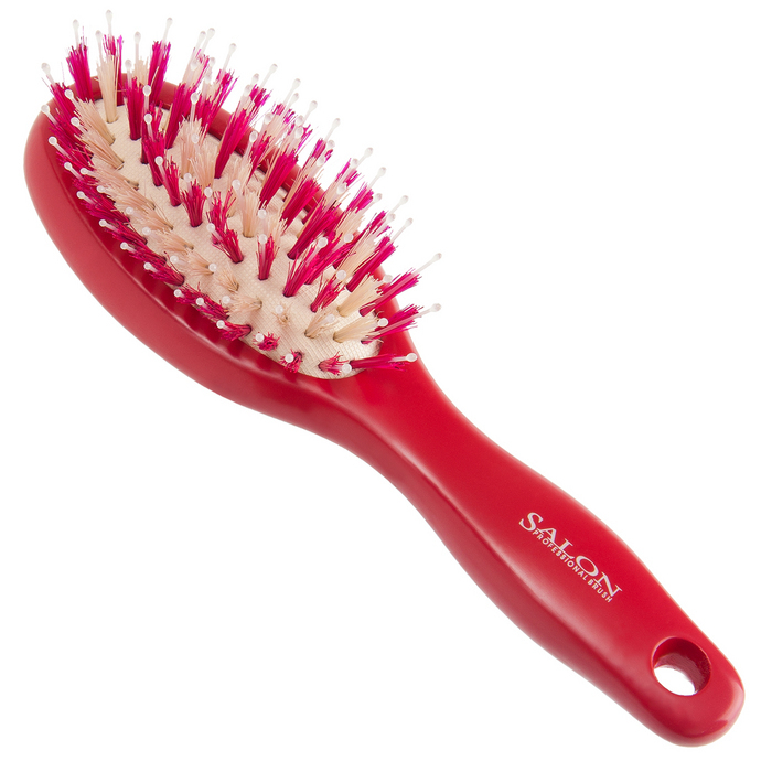 Щетка массажная Salon Professional 73241CR Мини, деревянная, зубцы - натуральная щетина + нейлоновые штифты, L 175 ммSatin Hair 7 BR730MN Щетка массажная Salon Professional 73241CR Мини, деревянная, зубцы - натуральная щетина + нейлоновые штифты, L 175 ммSatin Hair 7 BR730MNЩетка массажная Salon Professional 73241CR Мини, деревянная, зубцы - натуральная щетина + нейлоновые штифты, L 175 мм.