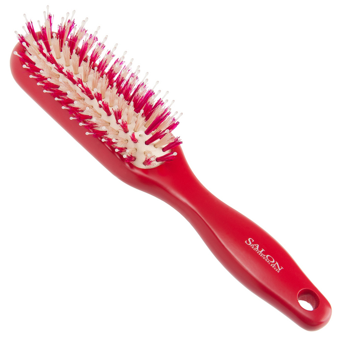 Щетка массажная Salon Professional 73249CR, деревянная, зубцы - натуральная щетина + нейлоновые штифты, L 215 ммMP59.4D Щетка массажная Salon Professional 73249CR, деревянная, зубцы - натуральная щетина + нейлоновые штифты, L 215 ммMP59.4DЩетка массажная Salon Professional 73249CR, деревянная, зубцы - натуральная щетина + нейлоновые штифты, L 215 мм.