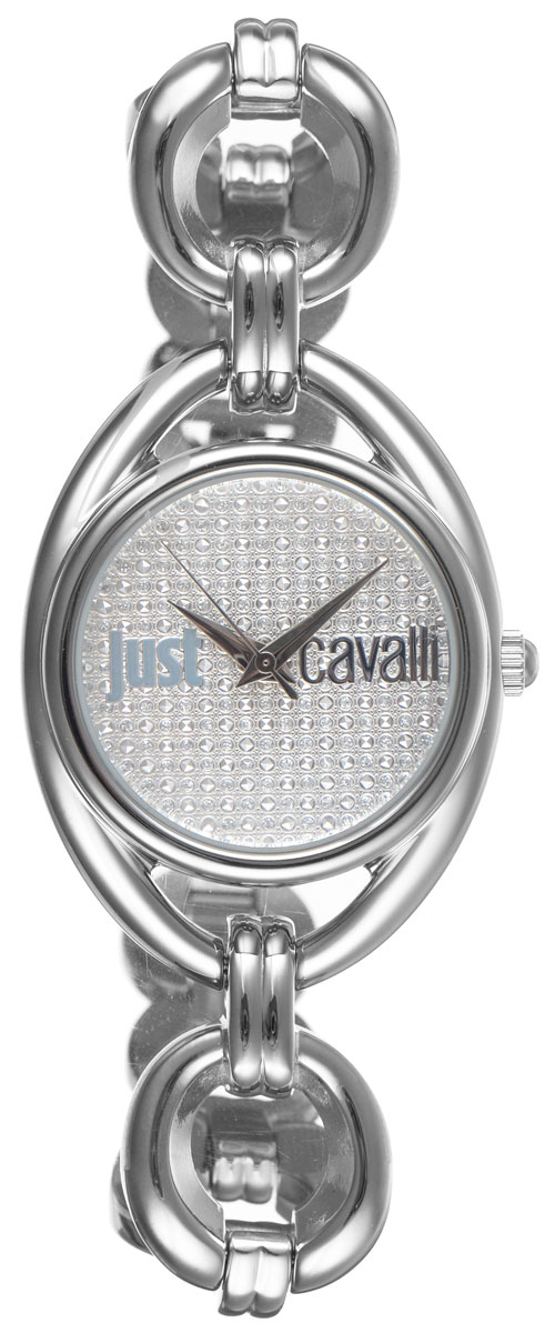 Часы наручные женские Just Cavalli, цвет: серебристый. R7253182502BM8434-58AE Часы наручные женские Just Cavalli, цвет: серебристый. R7253182502BM8434-58AEНаручные женские часы Just Cavalli произведены из материалов самого высокого качества на базе новейших технологий.Они оснащены точным кварцевым механизмом.Корпус часов изготовлен из нержавеющей стали, циферблат защищен минеральным стеклом.Ремешок выполнен из нержавеющей стали и оснащен удобной застежкой-защелкой, которая позволит моментально снимать и надевать часы без лишних усилий. Циферблат круглой формы оснащен тремя стрелками - часовой, минутной и секундной, инкрустирован стразами Swarovski и оформлен названием бренда. Часы являются водостойкими - 3АТМ.Изделие укомплектовано в стильную фирменную коробку с названием бренда.Наручные часы Just Cavalli созданы для современных девушек, которые не желают потерять свою индивидуальность в городской суете. Изящный стиль, дополненный чарующим сиянием кристаллов, придется по вкусу даже самой взыскательной моднице.