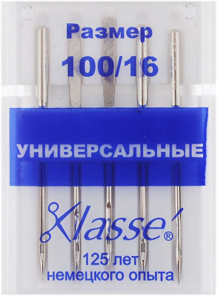 Иглы для бытовых швейных машин Hemline, универсальные, №100, 5 штSM 10-09 Иглы для бытовых швейных машин Hemline, универсальные, №100, 5 штSM 10-09Универсальные иглы Hemline для бытовых швейных, выполненные из высококачественной нержавеющей стали, рекомендуются для пошива из поплина, парусиновой ткани, бархата. Иглы имеют небольшой закругленный кончик, что делает их универсальными в использовании с различными видами тканей. В комплекте пластиковый футляр для переноски и хранения.Размер: 100/16.Длина игл: 3,8 см.