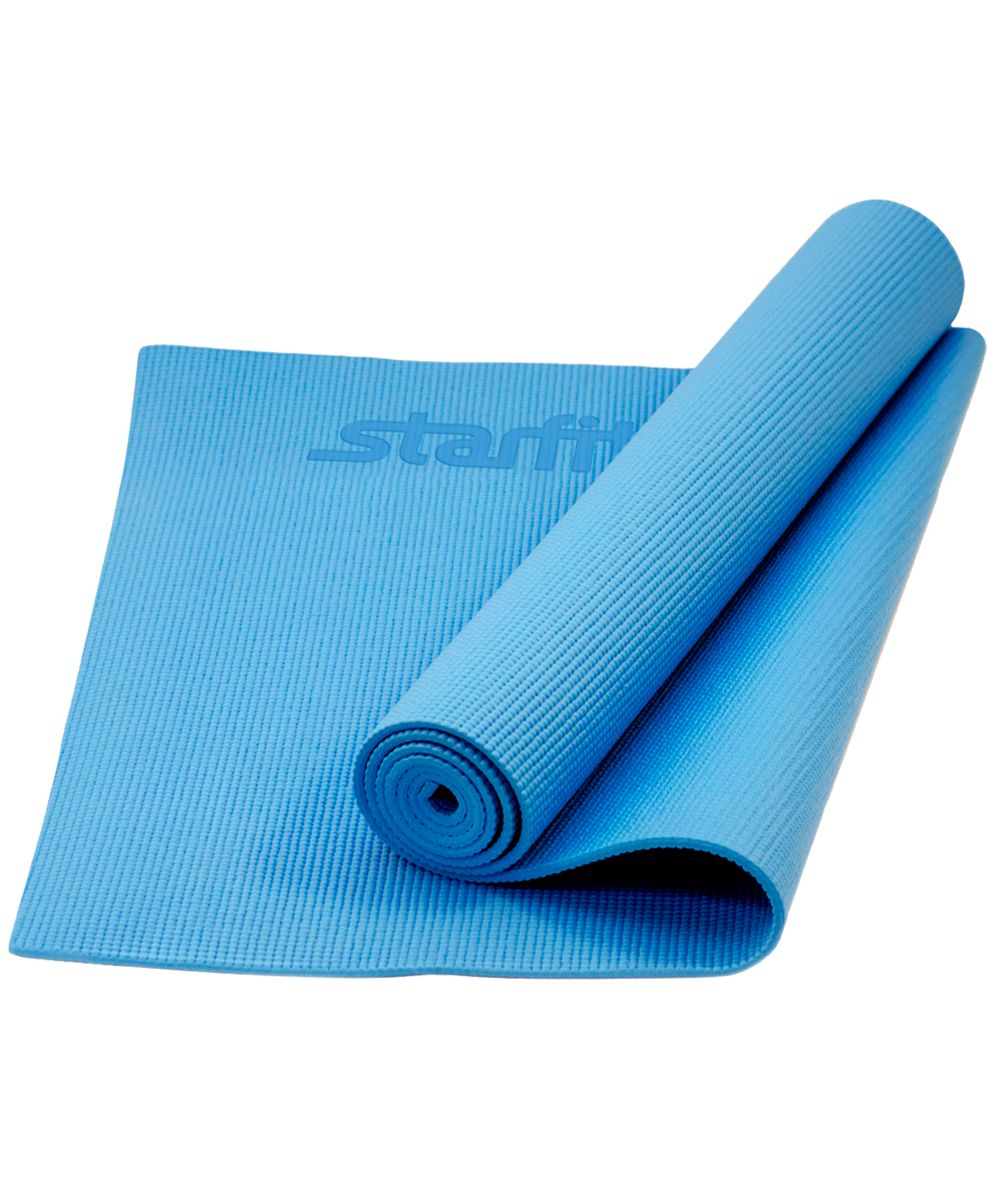 Коврик для йоги Starfit FM-101, цвет: синий, 173 х 61 х 0,6 смХот Шейперс Коврик для йоги Starfit FM-101, цвет: синий, 173 х 61 х 0,6 смХот ШейперсКоврик для йоги Star Fit FM-101 - это незаменимый аксессуар для любого спортсмена как во время тренировки, так и во время пре-стретчинга (растяжки до тренировки) и стретчинга (растяжки после тренировки). Выполнен из высококачественного ПВХ. Коврик используется в фитнесе, йоге, функциональном тренинге. Его используют спортсмены различных видов спорта в своем тренировочном процессе.Предпочтительно использовать без обуви. Если в обуви, то с мягкой подошвой, чтобы избежать разрыва поверхности коврика.
