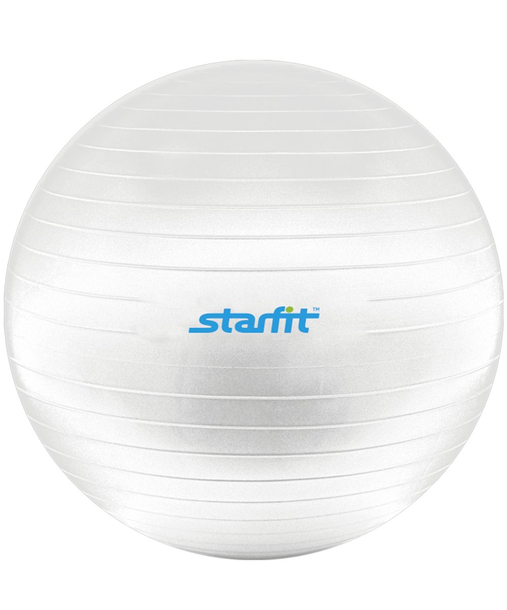 Мяч гимнастический Starfit, антивзрыв, с насосом, цвет: белый, диаметр 65 смSF 0085 Мяч гимнастический Starfit, антивзрыв, с насосом, цвет: белый, диаметр 65 смSF 0085С помощью гимнастического мяча Star Fit можно тренировать все мышцы тела, правильно выстроив тренировочный процесс и используя его как основной или второстепенный снаряд (создавая за счет него лишь синергизм действия, а не основу упражнения) для упражнения. Изделие выполнено из прочного ПВХ.Гимнастический мяч - это один из самых популярных аксессуаров в фитнесе. Его используют и женщины, и мужчины в функциональном тренинге, бодибилдинге, групповых программах, стретчинге (растяжке). УВАЖЕМЫЕ КЛИЕНТЫ!Обращаем ваше внимание на тот факт, что мяч поставляется в сдутом виде. Насос входит в комплект.