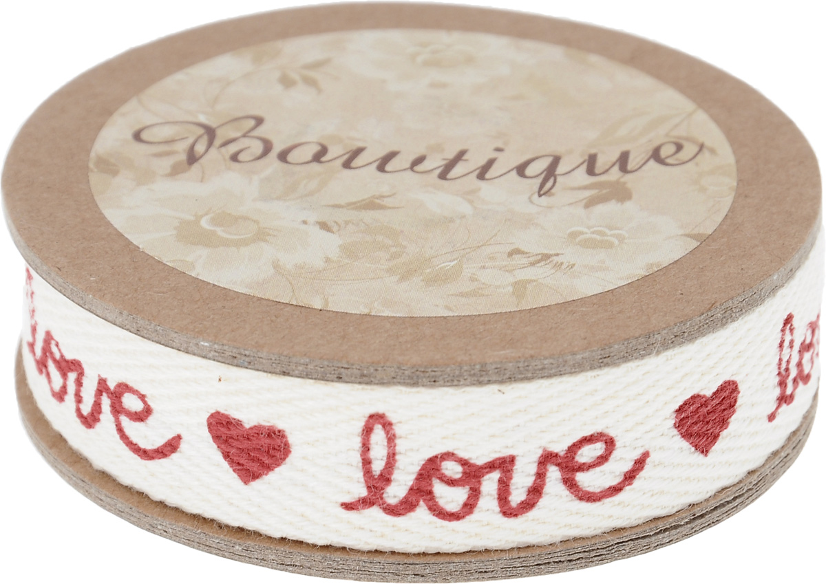 Лента хлопковая Hemline Love & Hearts, 1,5 х 500 смNLED-454-9W-BK Лента хлопковая Hemline Love & Hearts, 1,5 х 500 смNLED-454-9W-BKЛента на картонной катушке Hemline Love & Hearts выполнена из хлопка. Такая лента идеально подойдет для оформления различных творческих работ, может использоваться для скрапбукинга, создания аппликаций, декора коробок и открыток, часто ее применяют при пошиве одежды, сумок, аксессуаров. Лента наивысшего качества практична в использовании. Она станет незаменимым элементом в создании вашего рукотворного шедевра.