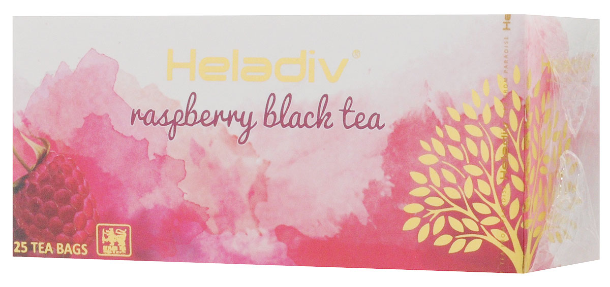 Heladiv Raspberry чай черный в пакетиках с ароматом малины, 25 шт101246 Heladiv Raspberry чай черный в пакетиках с ароматом малины, 25 шт101246Сочетание элитного цейлонского чая с насыщенным ароматом малины в Heladiv Raspberry подарит вам незабываемое ощущение легкости. Пакетированный черный чай Heladiv обладает приятным вкусом и ярким настоем.