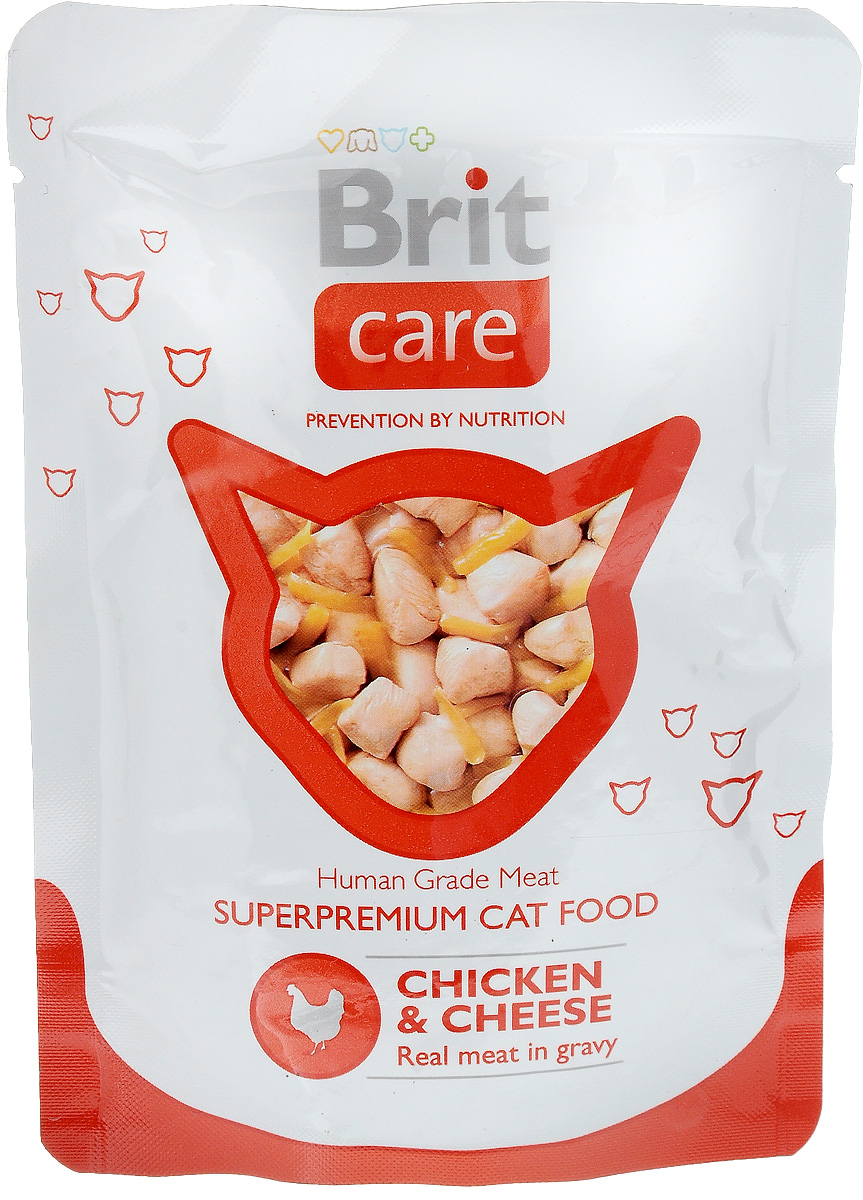 Консервы для кошек Brit Care, с курицей и сыром, 80 г0120710 Консервы для кошек Brit Care, с курицей и сыром, 80 г0120710Консервы для кошек Brit Care - влажный корм класса премиум для кошек с кусочками курицы и сыром. Изготовлен только из натуральных, гипоаллергенных, легко усваиваемых ингредиентов, которые снижают риск индивидуальной непереносимости пищевых продуктов. Корм помогает поддерживать внутренний баланс организма животного, что улучшает качество жизни вашей кошки. Содержит все жизненно важные витамины и минералы в идеальных пропорциях. Прекрасный баланс протеинов и жиров. Удобная и гигиеничная упаковка. Пищевая ценность: протеин 12%, жир 2%, зола 2%, влажность 83%. Энергетическая ценность (на 100 г): 59 ккал. Товар сертифицирован.