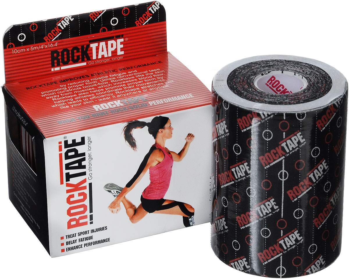 Кинезиотейп Rocktape Big Daddy, цвет: черный, красный, белый, 10 x 500 смRCT100-CLIN-MB Кинезиотейп Rocktape Big Daddy, цвет: черный, красный, белый, 10 x 500 смRCT100-CLIN-MBКинезиотейп Rocktape Big Daddy предназначен для снятия отеков и рассасывания гематом. Уменьшает мышечную усталость и способствует притоку крови для более быстрого восстановления. Не содержит латекса и цинка. 180% эластичности.