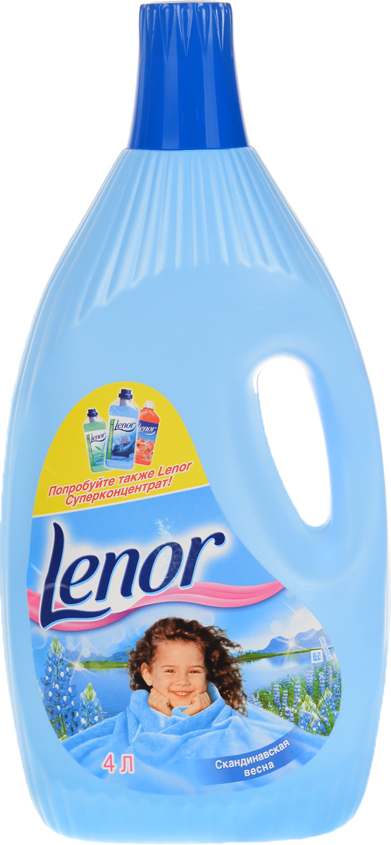 Кондиционер для белья Lenor Скандинавская весна, 4 лS03301004 Кондиционер для белья Lenor Скандинавская весна, 4 лS03301004Кондиционер Lenor Скандинавская весна придает мягкость вещам, облегчает глажение, помогает сохранить форму одежды, защищает ткань от преждевременного изнашивания и сохраняет яркость цветов.Легкий цветочный аромат подарит вам ощущение уюта и нежности. Состав: Товар сертифицирован.