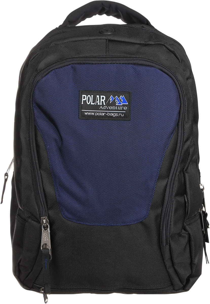 Рюкзак городской Polar, 15 л, цвет: синий. П959-04RivaCase 8460 black Рюкзак городской Polar, 15 л, цвет: синий. П959-04RivaCase 8460 blackОтделение под ноутбук 30x25x4 Материал – полиэстер с водоотталкивающей пропиткой. Рюкзак для ноутбука фирмы Polar. Жесткая спинка с горизонтальной и вертикальными вставками из пены повторяющие форму спины. Грудная и поясничная стяжки лямок. Два отделения, одно из которых с отделением для ноутбука. Два боковых кармана (левый из трикотажной сетки, правый из основной ткани с клапаном на липучке). Один вместительный карман с дополнительными отделениями и один карман чуть поменьше для мелких вещей. Оригинальный и очень удобный рюкзак позволит взять с собой все дополнительные аксессуары для вашего портативного компьютера.