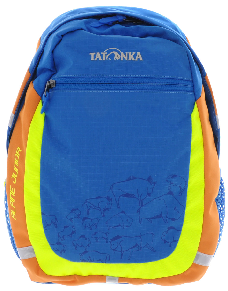 Рюкзак детский Tatonka Alpine Junior, цвет: синий, 11 лZ90 black Рюкзак детский Tatonka Alpine Junior, цвет: синий, 11 лZ90 blackАккуратный и удобный рюкзак для детей 4-7 лет. Рюкзак универсален, подойдет как для детского сада, так и путешествий. В нем поместится все необходимое: перекус, вода, сменная одежда, салфетки, небольшие игрушки и тд. Спинка с мягкой подкладкой, удобные S-образные лямки, нагрудный ремень: все это способствует идеальной посадке рюкзака. Отражающие элементы повышают безопасность ребенка на улице.
