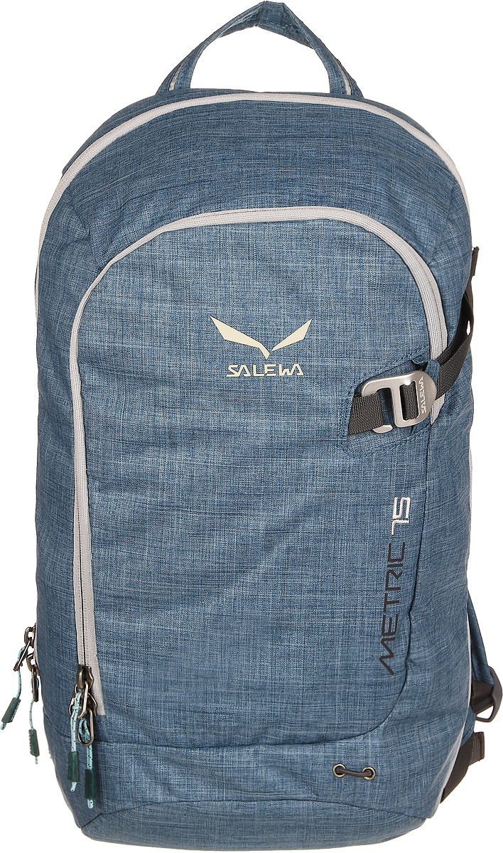 Рюкзак городской Salewa Metric 15, цвет: голубой, 15 л. 1127_852032388401 Рюкзак городской Salewa Metric 15, цвет: голубой, 15 л. 1127_852032388401Удобный городской рюкзак Salewa Metric 15 с хорошо продуманным внутренним пространством, отделением для ноутбука и планшета. Мягкий карман для мобильного телефона сбережет экран от царапин.Особенности:- съемный поясной ремень- карман-органайзер- мягкое отделение для ноутбука- доступ к отделению для ноутбука со спины рюкзака- карман для телефона с защитой от царапин- отделение для планшета