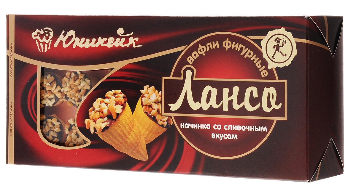 Юникейк Лансо вафли фигурные со сливочной начинкой, 170 г0120710 Юникейк Лансо вафли фигурные со сливочной начинкой, 170 г0120710Вкусные, нежные, ароматные с приятной сливочно-арахисовой начинкой и хрустящей корочкой вафли Лансо - это всегда начало прекрасного дня
