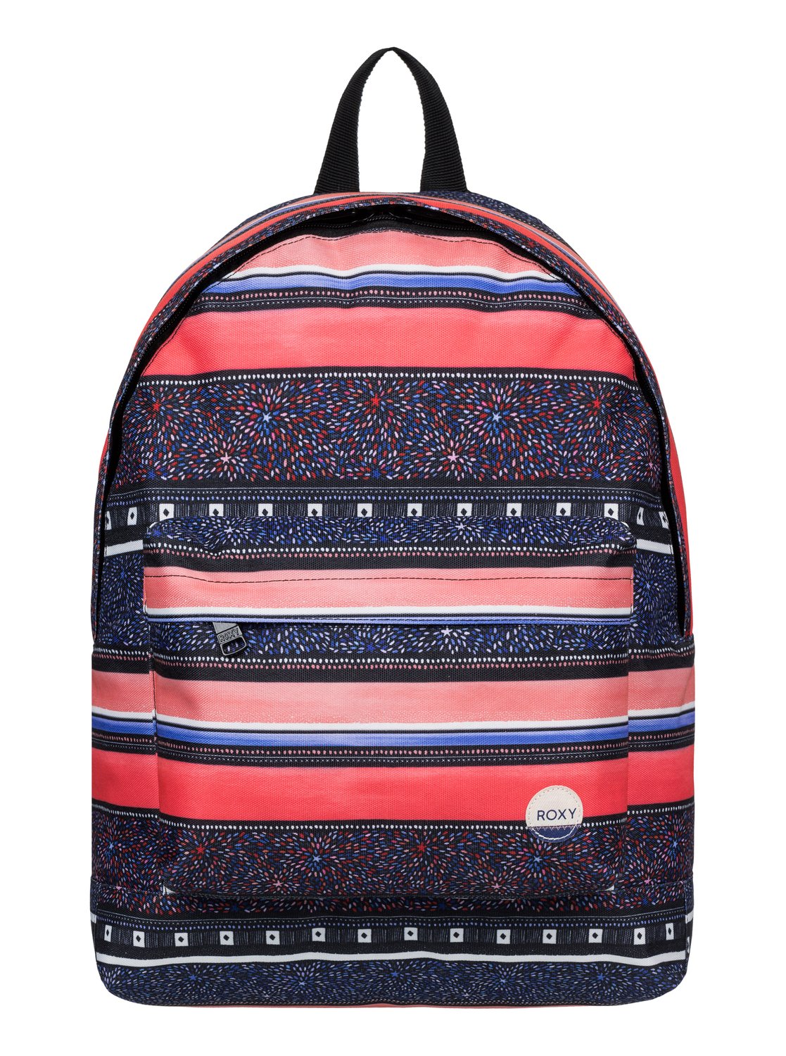 Рюкзак женский Roxy Be Young, цвет: синий, оранжевый. ERJBP03266-MLR6S76245 Рюкзак женский Roxy Be Young, цвет: синий, оранжевый. ERJBP03266-MLR6S76245Женский рюкзак Roxy выполнен из текстиля. У модели одно основное отделение. Передний карман на молнии. Рюкзак с регулируемыми по длине плечевыми лямками и петлей для подвешивания.