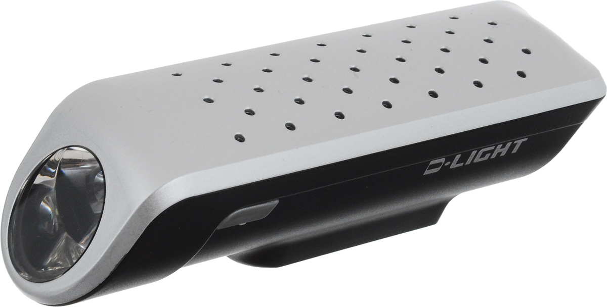 Фара велосипедная D-Light CG-119, цвет: серебристый, черныйCG-117P-Silver Фара велосипедная D-Light CG-119, цвет: серебристый, черныйCG-117P-SilverФара D-Light CG-119P предназначена для обеспечения большей безопасности при поездках в темное время суток. Легко снимается и помещается в кармане. Фара крепится без дополнительных инструментов. Корпус изделия выполнен из прочного пластика, водонепроницаем. Фара имеет 3 режима: мигание, ближний и дальний свет.Фонарь питается от 3 батарей типа ААА (входят в комплект).Время свечения в режиме дальнего света: 15 ч.Время свечения в режиме ближнего света: 30 ч.Время мигания: 60 ч.Размер фары (без учета крепления): 9,7 х 2,8 х 2,7 см.