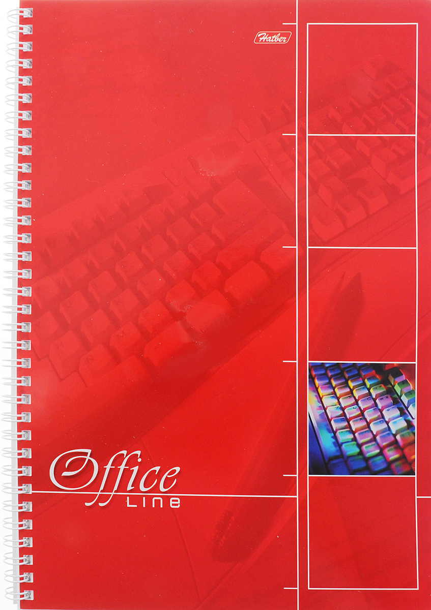 Hatber Тетрадь Office Line 80 листов в клетку цвет красный72523WD Hatber Тетрадь Office Line 80 листов в клетку цвет красный72523WDТетрадь Hatber Office Line непременно подойдет как школьнику, так и студенту.Обложка тетради выполнена из картона и оформлена в красном цвете. Внутренний блок состоит из 80 листов в синюю клетку с закругленными углами, формата А4. Листы тетради соединены надежным металлическим гребнем. Такая удобная тетрадь от Hatber Office Line станет для вас надежным помощником в учебных или офисных делах.