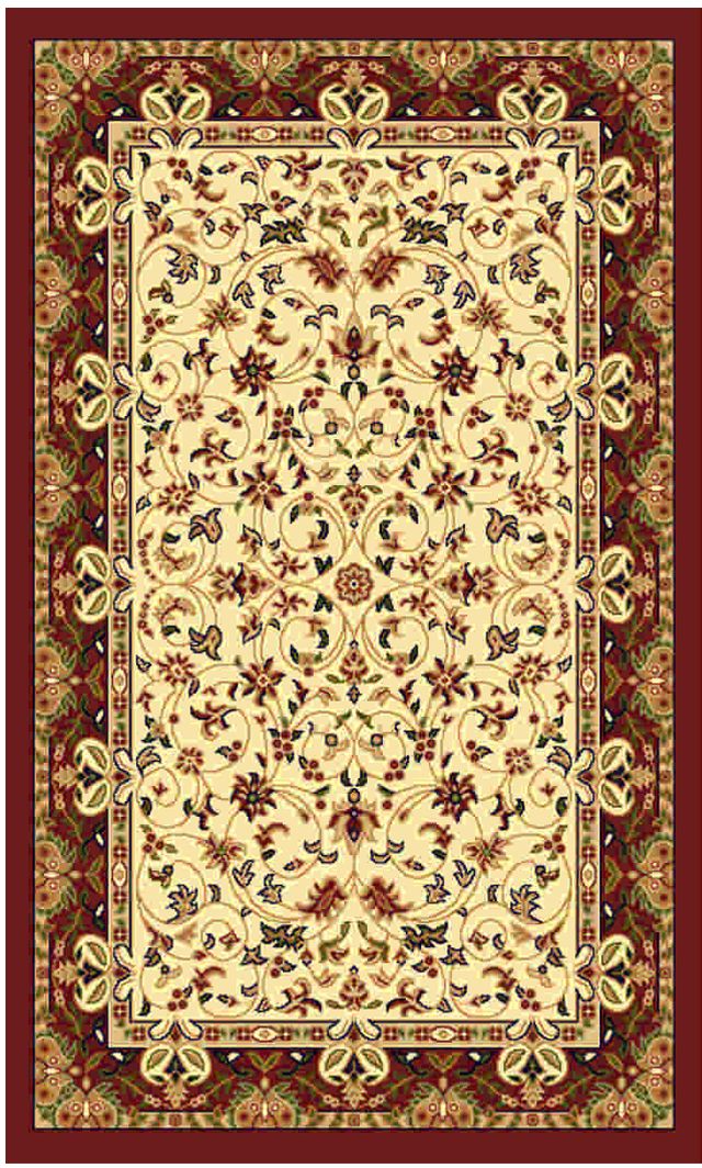 Ковер Kamalak tekstil, прямоугольный, 60 x 110 см. УК-0153THN132N Ковер Kamalak tekstil, прямоугольный, 60 x 110 см. УК-0153THN132NКовер Kamalak Tekstil изготовлен из прочного синтетического материала heat-set, улучшенного варианта полипропилена (эта нить получается в результате его дополнительной обработки). Полипропилен износостоек, нетоксичен, не впитывает влагу, не провоцирует аллергию. Структура волокна в полипропиленовых коврах гладкая, поэтому грязь не будет въедаться и скапливаться на ворсе. Практичный и износоустойчивый ворс не истирается и не накапливает статическое электричество. Ковер обладает хорошими показателями теплостойкости и шумоизоляции. Оригинальный рисунок позволит гармонично оформить интерьер комнаты, гостиной или прихожей. За счет невысокого ворса ковер легко чистить. При надлежащем уходе синтетический ковер прослужит долго, не утратив ни яркости узора, ни блеска ворса, ни упругости. Самый простой способ избавить изделие от грязи - пропылесосить его с обеих сторон (лицевой и изнаночной). Влажная уборка с применением шампуней и моющих средств не противопоказана. Хранить рекомендуется в свернутом рулоном виде.