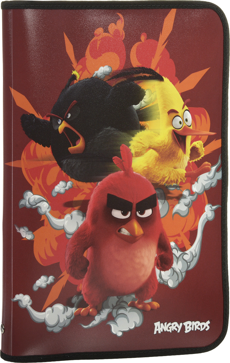 Angry Birds Movie Папка для тетрадейABDB-US1-CPBFLA4 Angry Birds Movie Папка для тетрадейABDB-US1-CPBFLA4Папка Angry Birds Movie имеет одно вместительное отделение на молнии и предназначена для переноски и хранения тетрадей, рисунков и других канцелярских принадлежностей. Она изготовлена из качественного пластика, а ее обложка оформлена изображениями персонажей из знаменитого мультфильма Angry Birds.Эта удобная папка несомненно станет стильным аксессуаром для вашего ребенка в школьных делах.Товар не предназначен для детей младше 3-х лет.