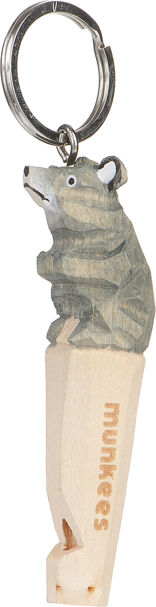 Брелок-свисток Munkees КрысаBP-001 BK Брелок-свисток Munkees КрысаBP-001 BKБрелок-свисток Munkees Крыса - это свисток с вырезанной вручную фигуркой, выполненной из дерева. Фигурка символизирует знак зодиака по восточному календарю. Сам свисток можно использовать как на групповых тренировках, можно в качестве дрессировки собак, а можно и в экстренных случаях, обратить на себя внимание либо отпугнуть недоброжелателей или агрессивных животных.Такой свисток станет оригинальным и практичным подарком.