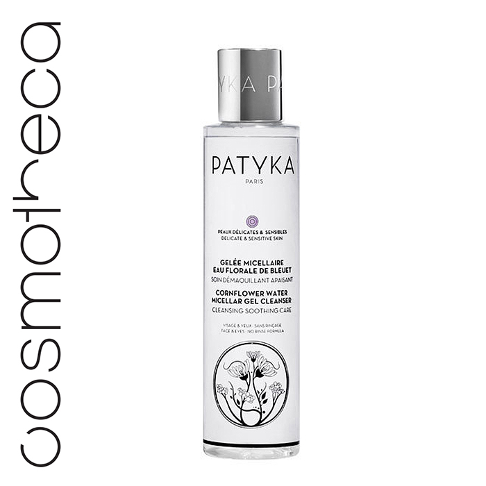 Patyka Cosmetics Мицеллярный гель Василек 150 млFS-00897 Patyka Cosmetics Мицеллярный гель Василек 150 млFS-00897Маслянистый гель мягко удаляет загрязнения и макияж, не раздражает глаза.Текстура: масляный гель. Аромат: натуральный аромат цветочной воды.