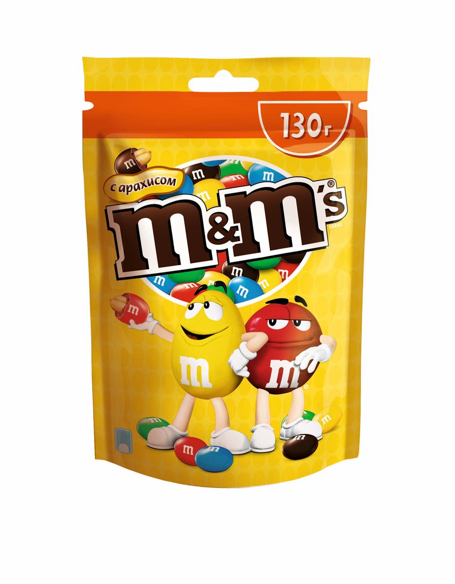 M&Ms Драже с арахисом, 130 г0120710 M&Ms Драже с арахисом, 130 г0120710Драже M&Ms с арахисом - это больше веселых моментов для вас и ваших друзей! Разноцветные драже можно съесть самому или разделить с друзьями. В любом случае, вкус отличного молочного шоколада и арахиса подарит вам удовольствие и радость.