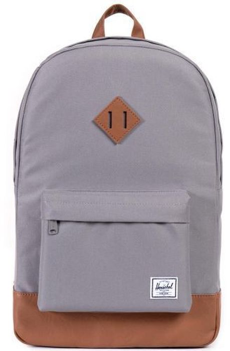 Рюкзак городской Herschel Heritage, цвет: серый, коричневый, 21,5 л1125040 Рюкзак городской Herschel Heritage, цвет: серый, коричневый, 21,5 л1125040Рюкзак Herschel Heritage - это функциональный класический дизайн с особым вниманием к деталям.