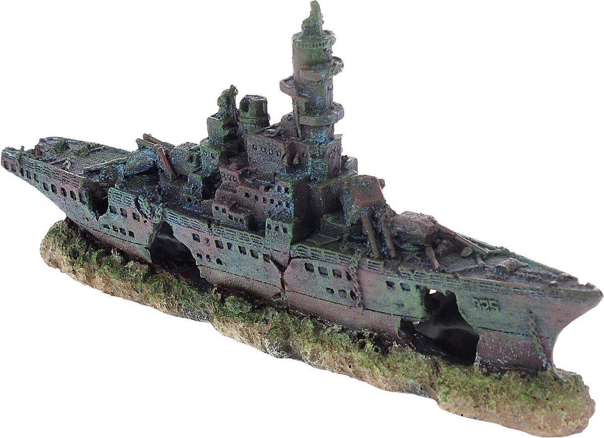 Декорация для аквариума Barbus Корабль, 24 х 4,5 х 11,5 см0120710 Декорация для аквариума Barbus Корабль, 24 х 4,5 х 11,5 см0120710Декорация для аквариума Barbus Корабль, выполненная из высококачественного нетоксичного полирезина, станет прекрасным украшением вашего аквариума. Изделие отличается реалистичным исполнением с множеством мелких деталей и отверстий. Ведь многие обитатели аквариума используют декорации как укрытия, в которых они живут и размножаются. Декорация абсолютно безопасна, нейтральна к водному балансу, устойчива к истиранию краски, подходит как для пресноводного, так и для морского аквариума. Благодаря декорациям Barbus вы сможете смоделировать потрясающий пейзаж на дне вашего аквариума или террариума.