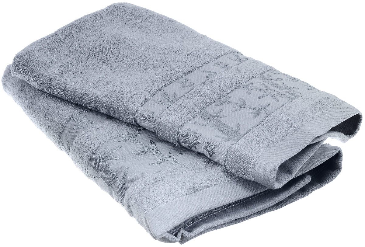 Набор бамбуковых полотенец Home Textile Бамбук, цвет: светло-серый, 2 шт531-105 Набор бамбуковых полотенец Home Textile Бамбук, цвет: светло-серый, 2 шт531-105Набор Home Textile Бамбук состоит из двух полотенец разного размера, выполненных из бамбука с добавлением хлопка (70% бамбук, 30% хлопок). Полотенца имеют гладкую, приятную на ощупь текстуру, бордюры декорированы вышивкой в виде стеблей бамбука. Мягкие и уютные, они прекрасно впитывают влагу, легко стираются и быстро сохнут. Кроме того, бамбуковые полотенца отличаются высокой износоустойчивостью и долгим сроком службы, а также обладают антибактериальными свойствами. Такой набор полотенец подарит массу положительных эмоций и приятных ощущений.