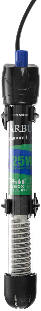 Обогреватель для аквариума Barbus HL-25W, стеклянный, с терморегулятором, 25 Вт0120710 Обогреватель для аквариума Barbus HL-25W, стеклянный, с терморегулятором, 25 Вт0120710Обогреватель для аквариума Barbus HL-25W оснащен легкой и точной регулировкой температуры. Термостат поддерживает заданную температуру. Нагревательный элемент имеет высокую эффективность. Колба выполнена из высококачественного кварцевого стекла. Для полного погружения. Изделие крепится при мощи двух присосок на стенку аквариума. В комплект входит инструкция по эксплуатации. С таким обогревателем ваш уход за жителями аквариума станет еще приятнее и проще.Мощность: 25 Вт.Напряжение: 220-240 В. Частота: 50/60 Гц.Рекомендуемый объем аквариума: 10-40 л.Диапазон температуры эксплуатации: 20-32°C.