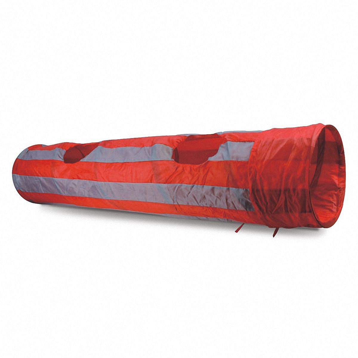 Игровой тоннель для кошек Triol, 25 х 130 см0120710 Игровой тоннель для кошек Triol, 25 х 130 см0120710Чтобы перестать извлекать четвероногого исследователя из-под шкафов, диванов и других не менее узких щелей, достаточно воспользоваться тоннелем для кошки и получить долгожданную передышку. Тоннель шуршит, что еще больше привлекает Вашего питомца. Выход тоннеля затягивается на тесемку. Пусть мохнатый первопроходец утоляет свою страсть к приключениям под вашим присмотром и без вреда для своего здоровья.