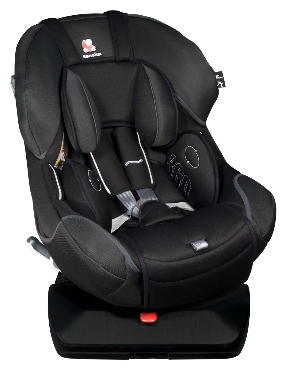 Renolux Автокресло 360 Total Black690555 Renolux Автокресло 360 Total Black690555Детское автокресло Renolux предусмотрено для возрастной группы0+/1 (от 0 до 18 кг).Автокресло предназначено для безопасной перевозки в автомобиле детей, одобрено в соответствии со стандартами ECE R44/04. Поворотный механизм на 360 градусов отражает самые последние инновации, делает удивительно легкой посадку ребенка в автокресло.Разверните кресло к двери, усадите ребенка, затем пристигните, отрегулируйте ремни и разверните кресло, оно автоматически зафиксируется в правильном положении. Благодаря усиленной боковой защите, поездка в автомобиле будет максимально безопасной. Выбирая эту моделькресла Renolux, вы можете быть уверены, что она спроектирована и произведена во Франции.Особенности: поворотный механизм на 360 градусов; широкое и удобное кресло; боковые фиксаторы для ремней в расстегнутом положении; натяжитель ремня безопасности; усиленная боковая защита с технологией HD (пенополиуретан высокой плотности); съемныйвкладыш с подушкой для новорожденного; несколько положений наклона автокресла; сделано во Франции.