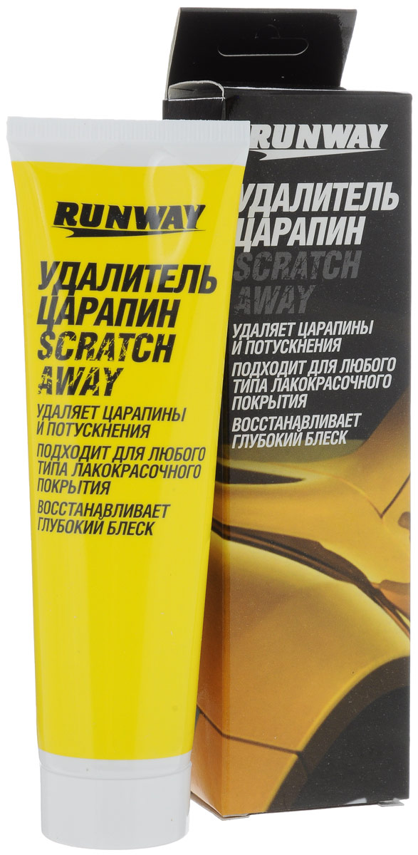 Удалитель царапин Runway, 100 млRC-100BWC Удалитель царапин Runway, 100 млRC-100BWCУдалитель царапин Runway изготовлен на основе мягких абразивов и специальных полировальных масел. Не содержит воска и силикона. Устраняет дефекты с любого типа лакокрасочного покрытия в виде царапин, потертостей и дефектов после щеточной мойки автомобиля. Используется для очистки и подготовки поверхности к нанесению защитных полиролей.Товар сертифицирован.