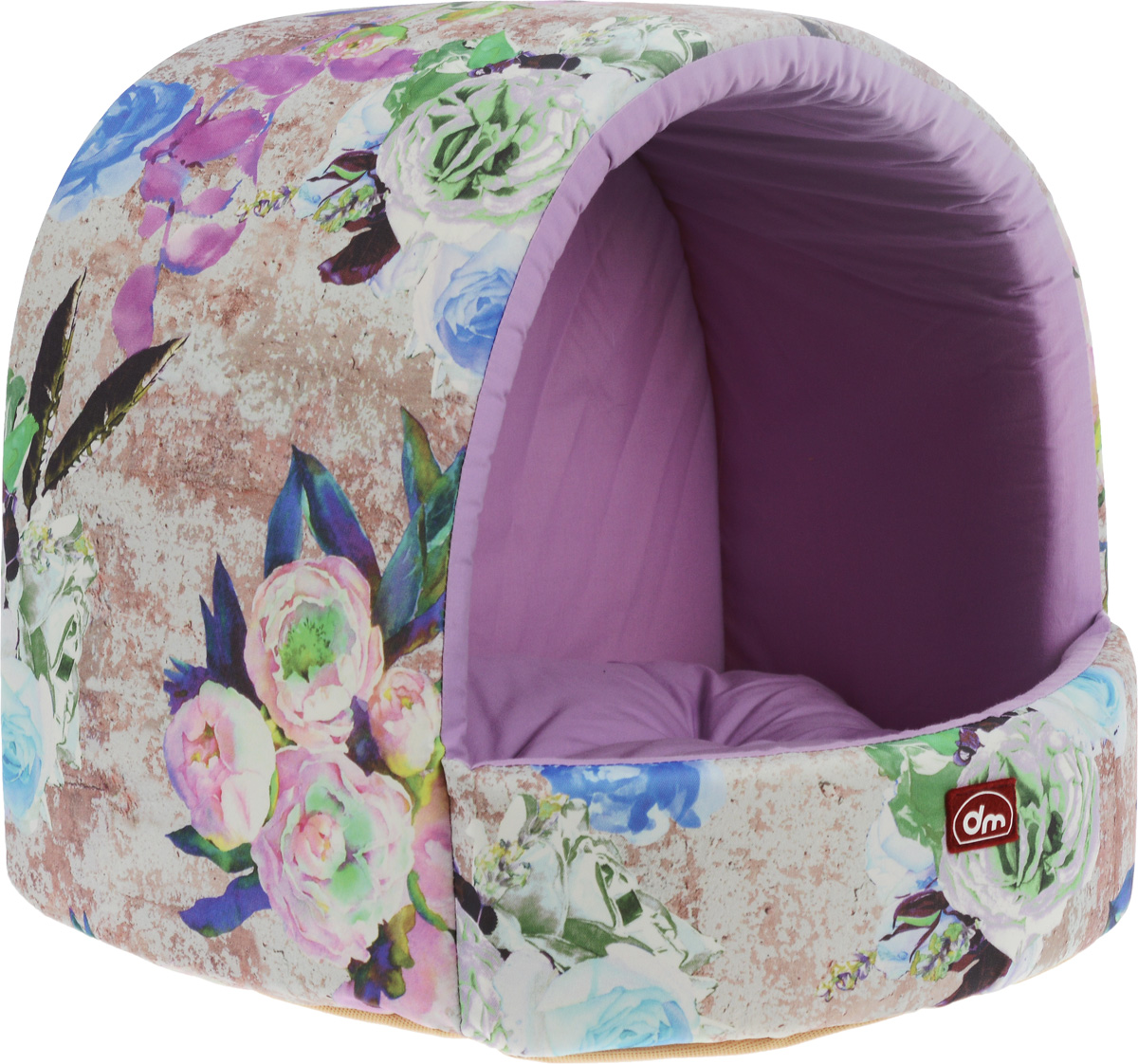 Домик для животных Dogmoda Санрайз, 40 х 36 х 33 см0120710 Домик для животных Dogmoda Санрайз, 40 х 36 х 33 см0120710Домик Dogmoda Санрайз непременно станет любимым местом отдыха вашего домашнего животного. Изделие выполнено из высококачественного хлопка, нетканого материала, а наполнитель - из холлофайбера и поролона. Такой материал не теряет своей формы долгое время. Внутри имеется мягкая съемная подстилка.В таком домике вашему любимцу будет мягко и тепло. Он подарит вашему питомцу ощущение уюта и уединенности, а также возможность спрятаться.
