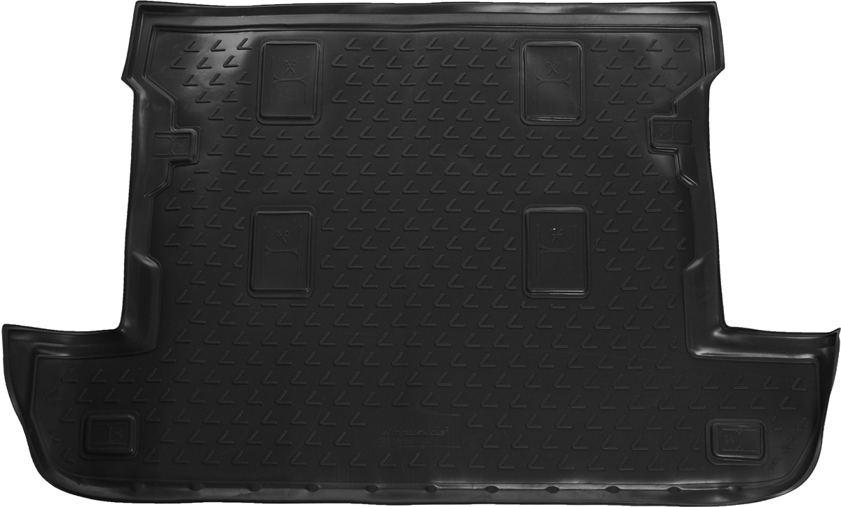 Коврик в багажник LEXUS LX 570 2007-2012, 2012->, внед. 7 мест, кор. (полиуретан, серый)CA-3505 Коврик в багажник LEXUS LX 570 2007-2012, 2012->, внед. 7 мест, кор. (полиуретан, серый)CA-3505Автомобильный коврик в багажник позволит вам без особых усилий содержать в чистоте багажный отсек вашего авто и при этом перевозить в нем абсолютно любые грузы. Этот модельный коврик идеально подойдет по размерам багажнику вашего авто. Такой автомобильный коврик гарантированно защитит багажник вашего автомобиля от грязи, мусора и пыли, которые постоянно скапливаются в этом отсеке. А кроме того, поддон не пропускает влагу. Все это надолго убережет важную часть кузова от износа. Коврик в багажнике сильно упростит для вас уборку. Согласитесь, гораздо проще достать и почистить один коврик, нежели весь багажный отсек. Тем более, что поддон достаточно просто вынимается и вставляется обратно. Мыть коврик для багажника из полиуретана можно любыми чистящими средствами или просто водой. При этом много времени у вас уборка не отнимет, ведь полиуретан устойчив к загрязнениям.Если вам приходится перевозить в багажнике тяжелые грузы, за сохранность автоковрика можете не беспокоиться. Он сделан из прочного материала, который не деформируется при механических нагрузках и устойчив даже к экстремальным температурам. А кроме того, коврик для багажника надежно фиксируется и не сдвигается во время поездки — это дополнительная гарантия сохранности вашего багажа.