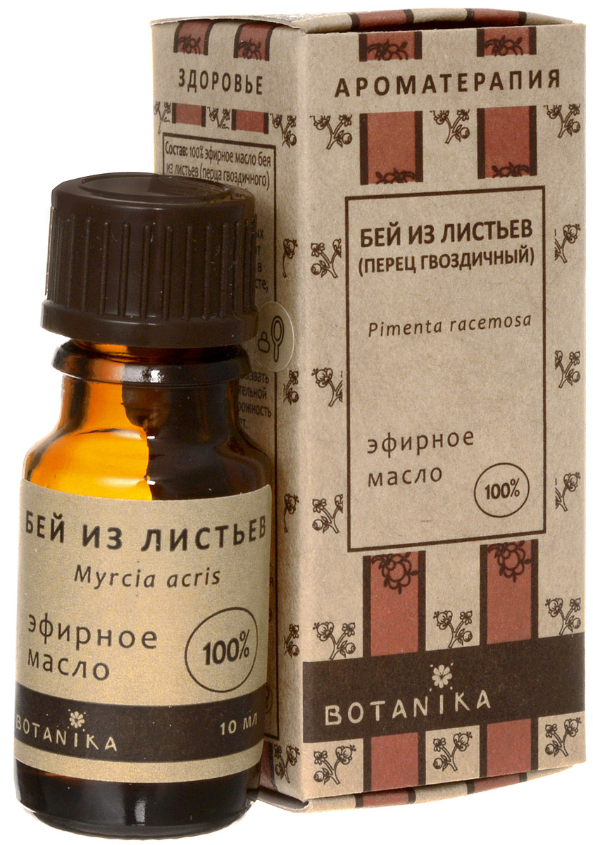 Эфирное масло Botanika Бей из листьев, 10 млFS-00897 Эфирное масло Botanika Бей из листьев, 10 млFS-00897Эфирное масло Botanika Бей из листьев помогает устранять последствия длительного переутомления, выводит из уныния и депрессии. Имеет согревающие свойства, устраняет дрожь от волнения и переохлаждения. Поднимает настроение. Повышает плотность ауры и иммунитет. Бей - это идеальное средство укрепляющее связочный аппарат. Ароматерапия с применением этого масла имеет спазмолитическое и противовоспалительное действие. Оно усиливает периферийное кровообращение, приводит в норму давление у гипотоников, борется в организме с вегето-сосудистыми нарушениями, приводит к улучшению кровонаполнительной функции органов. Эфирное масло Botanika Бей из листьев является эффективным средством для ухода за сухой, увядающей кожей. Предотвращает преждевременное старение кожи и образование возрастных пигментных пятен. Способствует быстрому заживлению, при появлении угревой сыпи, ран и ссадин, трещин на коже. Также широко используется для восстановления хрупких истонченных волос: укрепляет волосяную луковицу, повышает прочность и упругость волос, ликвидирует зуд и воспаление кожи. Характеристики:Объем: 10 мл. Производитель: Россия. Товар сертифицирован.
