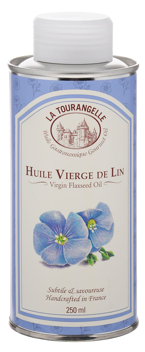 La Tourangelle Flaxseed Virgin Oil масло льняное нерафинированное, 250 мл0120710 La Tourangelle Flaxseed Virgin Oil масло льняное нерафинированное, 250 мл0120710Древние славяне считали, что льняное масло – это концентрированная сила природы, дающая человеку здоровье и силу духа. И действительно, в этом масле отмечено наивысшее содержание жирной кислоты Omega-3, а также значительный процент других полиненасыщенных кислот: Omega-6 и Omega-9, которые отмечены своим укрепляющим воздействием на сердечно-сосудистую, иммунную и нервную системы. Изготавливается это масло старинным способом холодного прессования, поскольку только так в нем удается сохранить все полезные вещества, гибнущие под воздействием высоких температур. Врачи советуют употреблять льняное масло людям, страдающим повышенным артериальным давлением, сахарным диабетом, бронхиальной астмой, слабым зрением. Уникальность этого природного лекарства заключается в том, что оно практически не имеет противопоказаний, поэтому давать его разрешено даже маленьким детям. Льняным маслом можно заправлять салаты, каши и овощные блюда, а наши бабушки часто добавляли его в пироги для аромата. Нашло применение льняное масло и в косметологии. Его компоненты в составе питательных кремов оказывают благотворное влияние на сухую кожу рук и лица, а в комплексе с другими средствами имеют противоцеллюлитный эффект. Если же в ежедневном рационе постараться заменить льняным маслом хотя бы часть употребляемых животных жиров, то в скором времени можно заметить, как без каких-либо усилий тают лишние килограммы.