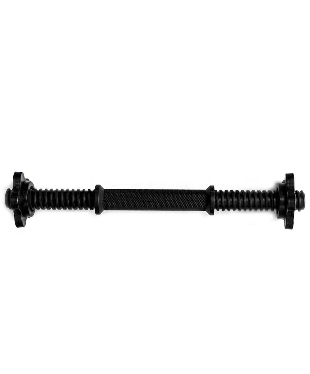 Гриф гантельный Starfit BB-106, пластиковый, с замками, диаметр 25 мм, длина 35 см starfit гриф гантельный star fit bb 105 35 см металлический с пластиковыми замками