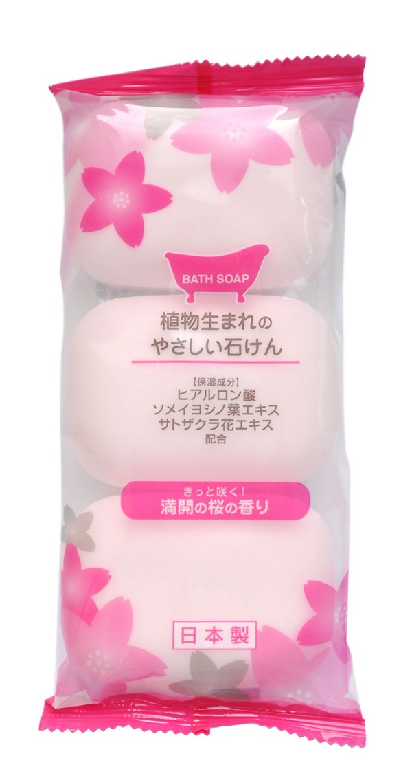 Max Soap Мыло туалетное, с ароматом сакуры, 3шт х 80 гFS-00897 Max Soap Мыло туалетное, с ароматом сакуры, 3шт х 80 гFS-00897Мыло образует густую мягкую пену, очищает и освежает кожу тела. Благодаря гиалуроновой кислоте не сушит кожу. Изготовлено по традиционному способу мыловарения (с мыльной основой из натуральных растительных компонентов). Экономично в использовании.Обладает ароматом сакуры.