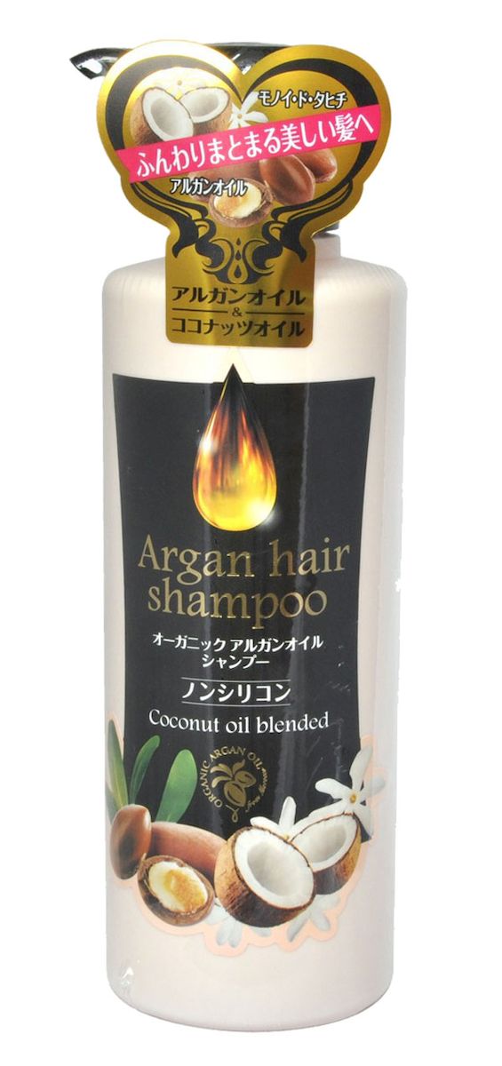 Kurobara Шампунь для волос с маслом арганы Arganoil Shampoo, 450 млFS-36054 Kurobara Шампунь для волос с маслом арганы Arganoil Shampoo, 450 млFS-36054Шампунь с маслом арганы нежно заботится о Ваших волосах: увлажняет, восстанавливает, делает их гладкими и блестящими. Волосы становятся красивыми и здоровыми. В состав входит 2 органических компонента: масло арганы производства Марокко и сквалан, полученный из сахарного тростника, а также комплекс растительных компонентов, ухаживающих за волосами и придающих им блеск.Активные компоненты:Масло арганы защищает волосы от негативного воздействия окружающей среды, усиливает рост волос, восстанавливает их структуру, питает, делает волосы сильными, послушными, шелковистыми.Масло Моной де Таити – традиционное полинезийское масло, получаемое на основе экстракта гардении таитянской и рафинированного кокосового масла. Масло укрепляет и оздоравливает волосы, придает им естественный блеск. Восстанавливает поврежденные волосы, увлажняет.Гидролизованный кератин и фитостерол/октилдодецил лауроил глутамат. Эти компоненты, схожие с клеточно-мембранным комплексом волос, глубоко проникают и ухаживают за вашими волосами изнутри.Масло шиповника придает волосам блеск, упругость и делает их шелковистыми. Защищает окрашенные волосы и способствует сохранению цвета. Обладает ароматом бергамота и гардении.