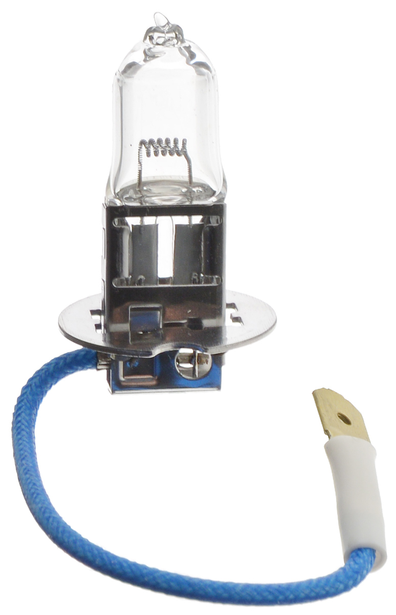 Лампа автомобильная галогенная Philips MasterDuty BlueVision, для грузовиков, цоколь H3 (PK22s), 24V, 70W, 2 шт10503 Лампа автомобильная галогенная Philips MasterDuty BlueVision, для грузовиков, цоколь H3 (PK22s), 24V, 70W, 2 шт10503Галогенная лампа для автомобильных фар Philips MasterDuty BlueVision произведена из запатентованного кварцевого стекла с УФ фильтром Philips Quartz Glass. Кварцевое стекло Philips в отличие от обычного твердого стекла выдерживает гораздо большее давление смеси газов внутри колбы, что препятствует быстрому испарению вольфрама с нити накаливания. Кварцевое стекло выдерживает большой перепад температур, при попадании влаги на работающую лампу изделие не взрывается и продолжает работать. Лампы MasterDuty BlueVision обладают прочностью и вибростойкостью, а также создают эффект ксенонового света. Вибростойкость этих ламп в два раза выше, чем у обычных ламп. Мощный белый свет с голубым оттенком позволяет увеличить безопасность на дороге. Улучшенная нить спирали и двойное плетение спирали - для еще большей надежности. Автомобильные галогенные лампы Philips удовлетворят все нужды автомобилистов: дальний свет, ближний свет, передние противотуманные фары, передние и боковые указатели поворота, задние указатели поворота, стоп-сигналы, фонари заднего хода, задние противотуманные фонари, освещение номерного знака, задние габаритные/стояночные фонари, освещение салона.