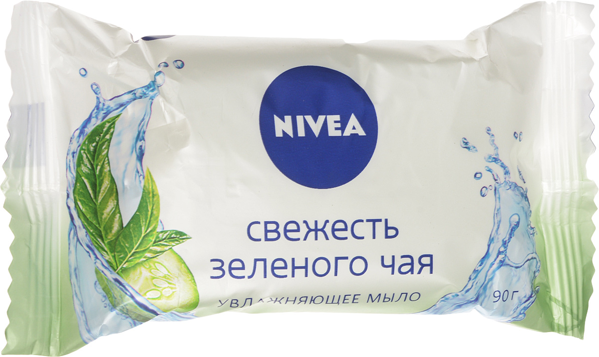 NIVEA Мыло-уход Свежесть зеленого чая 90 гр26102025 NIVEA Мыло-уход Свежесть зеленого чая 90 гр26102025Мыло Огурец и зеленый чай от NIVEA с натуральным экстрактом из огурца и тонким ароматом зеленого чая нежно очищает и освежает кожу. Товар сертифицирован.