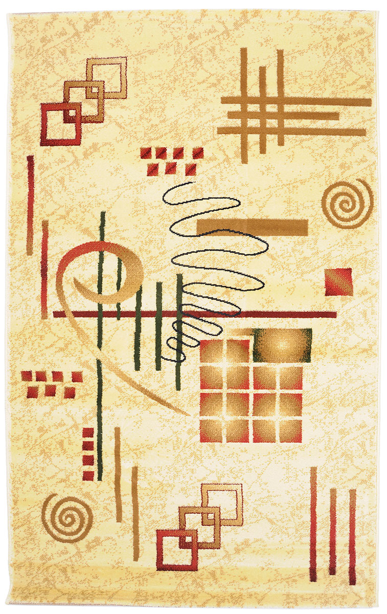 Ковер Kamalak Tekstil, прямоугольный, 100 x 150 см. УК-005325051 7_желтый Ковер Kamalak Tekstil, прямоугольный, 100 x 150 см. УК-005325051 7_желтыйКовер Kamalak Tekstil изготовлен из прочного синтетического материала heat-set, улучшенного варианта полипропилена (эта нить получается в результате его дополнительной обработки). Полипропилен износостоек, нетоксичен, не впитывает влагу, не провоцирует аллергию. Структура волокна в полипропиленовых коврах гладкая, поэтому грязь не будет въедаться и скапливаться на ворсе. Практичный и износоустойчивый ворс не истирается и не накапливает статическое электричество. Ковер обладает хорошими показателями теплостойкости и шумоизоляции. Оригинальный рисунок позволит гармонично оформить интерьер комнаты, гостиной или прихожей. За счет невысокого ворса ковер легко чистить. При надлежащем уходе синтетический ковер прослужит долго, не утратив ни яркости узора, ни блеска ворса, ни упругости. Самый простой способ избавить изделие от грязи - пропылесосить его с обеих сторон (лицевой и изнаночной). Влажная уборка с применением шампуней и моющих средств не противопоказана. Хранить рекомендуется в свернутом рулоном виде.