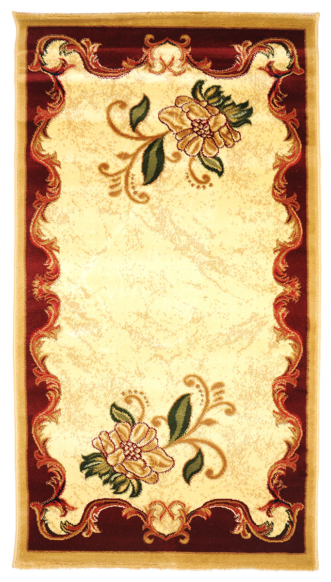 Ковер Kamalak Tekstil, прямоугольный, 80 x 150 см. УК-0075ES-412 Ковер Kamalak Tekstil, прямоугольный, 80 x 150 см. УК-0075ES-412Ковер Kamalak Tekstil изготовлен из прочного синтетического материала heat-set, улучшенного варианта полипропилена (эта нить получается в результате его дополнительной обработки). Полипропилен износостоек, нетоксичен, не впитывает влагу, не провоцирует аллергию. Структура волокна в полипропиленовых коврах гладкая, поэтому грязь не будет въедаться и скапливаться на ворсе. Практичный и износоустойчивый ворс не истирается и не накапливает статическое электричество. Ковер обладает хорошими показателями теплостойкости и шумоизоляции. Оригинальный рисунок позволит гармонично оформить интерьер комнаты, гостиной или прихожей. За счет невысокого ворса ковер легко чистить. При надлежащем уходе синтетический ковер прослужит долго, не утратив ни яркости узора, ни блеска ворса, ни упругости. Самый простой способ избавить изделие от грязи - пропылесосить его с обеих сторон (лицевой и изнаночной). Влажная уборка с применением шампуней и моющих средств не противопоказана. Хранить рекомендуется в свернутом рулоном виде.