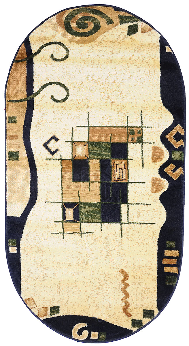 Ковер Kamalak Tekstil, овальный, 80 x 150 см. УК-033525051 7_желтый Ковер Kamalak Tekstil, овальный, 80 x 150 см. УК-033525051 7_желтыйКовер Kamalak Tekstil изготовлен из прочного синтетического материала heat-set, улучшенного варианта полипропилена (эта нить получается в результате его дополнительной обработки). Полипропилен износостоек, нетоксичен, не впитывает влагу, не провоцирует аллергию. Структура волокна в полипропиленовых коврах гладкая, поэтому грязь не будет въедаться и скапливаться на ворсе. Практичный и износоустойчивый ворс не истирается и не накапливает статическое электричество. Ковер обладает хорошими показателями теплостойкости и шумоизоляции. Оригинальный рисунок позволит гармонично оформить интерьер комнаты, гостиной или прихожей. За счет невысокого ворса ковер легко чистить. При надлежащем уходе синтетический ковер прослужит долго, не утратив ни яркости узора, ни блеска ворса, ни упругости. Самый простой способ избавить изделие от грязи - пропылесосить его с обеих сторон (лицевой и изнаночной). Влажная уборка с применением шампуней и моющих средств не противопоказана. Хранить рекомендуется в свернутом рулоном виде.