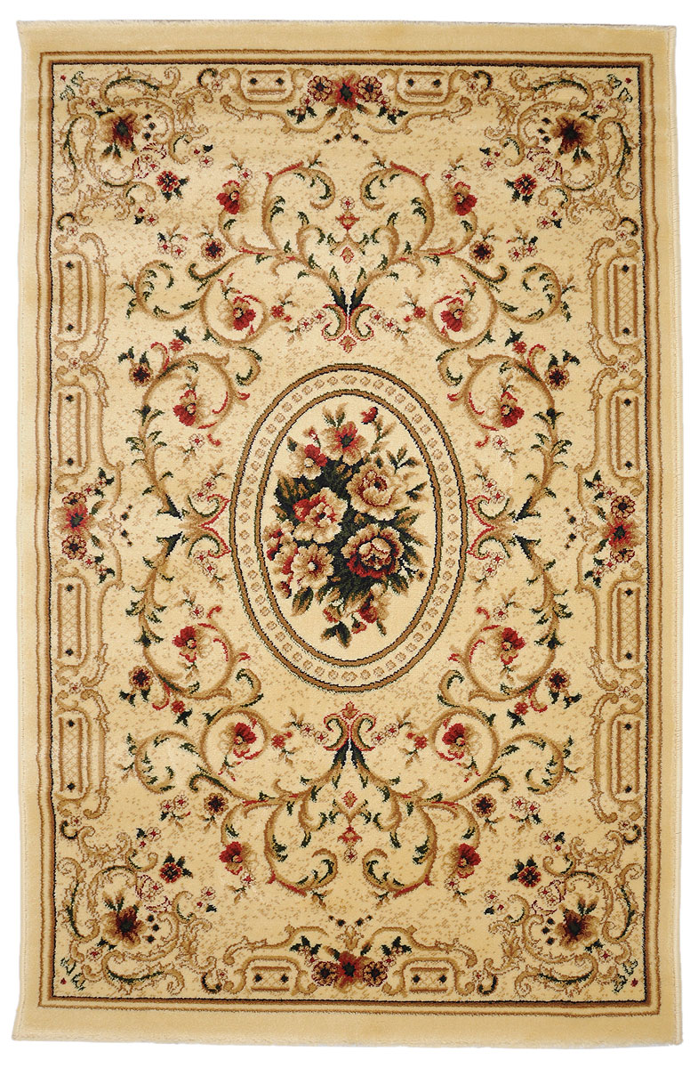 Ковер Kamalak Tekstil, прямоугольный, 100 x 150 см. УК-026054 009303 Ковер Kamalak Tekstil, прямоугольный, 100 x 150 см. УК-026054 009303Ковер Kamalak Tekstil изготовлен из прочного синтетического материала heat-set, улучшенного варианта полипропилена (эта нить получается в результате его дополнительной обработки). Полипропилен износостоек, нетоксичен, не впитывает влагу, не провоцирует аллергию. Структура волокна в полипропиленовых коврах гладкая, поэтому грязь не будет въедаться и скапливаться на ворсе. Практичный и износоустойчивый ворс не истирается и не накапливает статическое электричество. Ковер обладает хорошими показателями теплостойкости и шумоизоляции. Оригинальный рисунок позволит гармонично оформить интерьер комнаты, гостиной или прихожей. За счет невысокого ворса ковер легко чистить. При надлежащем уходе синтетический ковер прослужит долго, не утратив ни яркости узора, ни блеска ворса, ни упругости. Самый простой способ избавить изделие от грязи - пропылесосить его с обеих сторон (лицевой и изнаночной). Влажная уборка с применением шампуней и моющих средств не противопоказана. Хранить рекомендуется в свернутом рулоном виде.