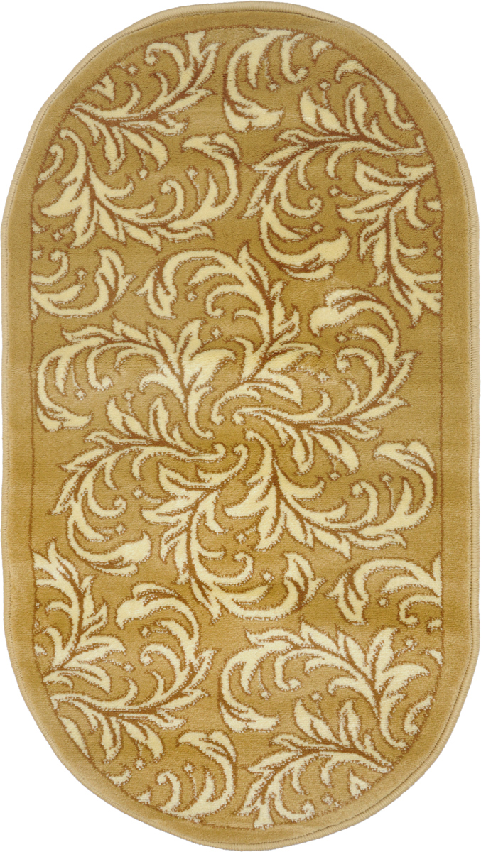 Ковер Kamalak Tekstil, овальный, 60 x 110 см. УК-0313FS-80299 Ковер Kamalak Tekstil, овальный, 60 x 110 см. УК-0313FS-80299Ковер Kamalak Tekstil изготовлен из прочного синтетического материала heat-set, улучшенного варианта полипропилена (эта нить получается в результате его дополнительной обработки). Полипропилен износостоек, нетоксичен, не впитывает влагу, не провоцирует аллергию. Структура волокна в полипропиленовых коврах гладкая, поэтому грязь не будет въедаться и скапливаться на ворсе. Практичный и износоустойчивый ворс не истирается и не накапливает статическое электричество. Ковер обладает хорошими показателями теплостойкости и шумоизоляции. Оригинальный рисунок позволит гармонично оформить интерьер комнаты, гостиной или прихожей. За счет невысокого ворса ковер легко чистить. При надлежащем уходе синтетический ковер прослужит долго, не утратив ни яркости узора, ни блеска ворса, ни упругости. Самый простой способ избавить изделие от грязи - пропылесосить его с обеих сторон (лицевой и изнаночной). Влажная уборка с применением шампуней и моющих средств не противопоказана. Хранить рекомендуется в свернутом рулоном виде.
