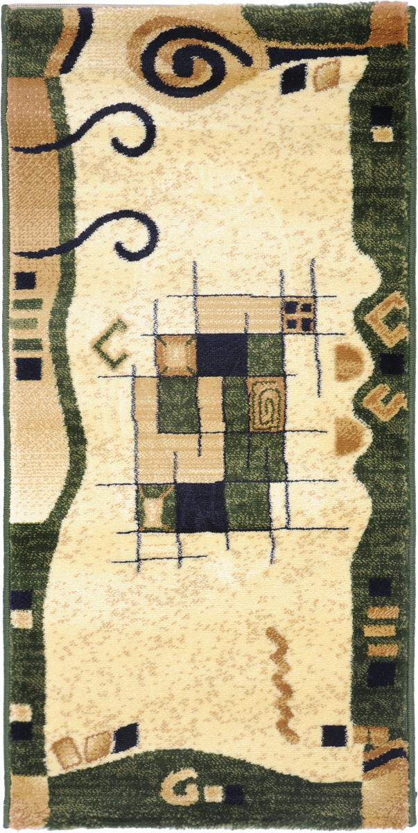 Ковер Kamalak Tekstil, прямоугольный, 50 x 100 см. УК-0503ES-412 Ковер Kamalak Tekstil, прямоугольный, 50 x 100 см. УК-0503ES-412Ковер Kamalak Tekstil изготовлен из прочного синтетического материала heat-set, улучшенного варианта полипропилена (эта нить получается в результате его дополнительной обработки). Полипропилен износостоек, нетоксичен, не впитывает влагу, не провоцирует аллергию. Структура волокна в полипропиленовых коврах гладкая, поэтому грязь не будет въедаться и скапливаться на ворсе. Практичный и износоустойчивый ворс не истирается и не накапливает статическое электричество. Ковер обладает хорошими показателями теплостойкости и шумоизоляции. Оригинальный рисунок позволит гармонично оформить интерьер комнаты, гостиной или прихожей. За счет невысокого ворса ковер легко чистить. При надлежащем уходе синтетический ковер прослужит долго, не утратив ни яркости узора, ни блеска ворса, ни упругости. Самый простой способ избавить изделие от грязи - пропылесосить его с обеих сторон (лицевой и изнаночной). Влажная уборка с применением шампуней и моющих средств не противопоказана. Хранить рекомендуется в свернутом рулоном виде.
