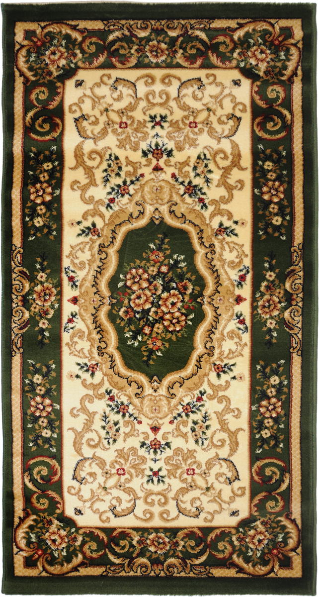 Ковер Kamalak Tekstil, прямоугольный, 80 x 150 см. УК-0109ES-412 Ковер Kamalak Tekstil, прямоугольный, 80 x 150 см. УК-0109ES-412Ковер Kamalak Tekstil изготовлен из прочного синтетического материала heat-set, улучшенного варианта полипропилена (эта нить получается в результате его дополнительной обработки). Полипропилен износостоек, нетоксичен, не впитывает влагу, не провоцирует аллергию. Структура волокна в полипропиленовых коврах гладкая, поэтому грязь не будет въедаться и скапливаться на ворсе. Практичный и износоустойчивый ворс не истирается и не накапливает статическое электричество. Ковер обладает хорошими показателями теплостойкости и шумоизоляции. Оригинальный рисунок позволит гармонично оформить интерьер комнаты, гостиной или прихожей. За счет невысокого ворса ковер легко чистить. При надлежащем уходе синтетический ковер прослужит долго, не утратив ни яркости узора, ни блеска ворса, ни упругости. Самый простой способ избавить изделие от грязи - пропылесосить его с обеих сторон (лицевой и изнаночной). Влажная уборка с применением шампуней и моющих средств не противопоказана. Хранить рекомендуется в свернутом рулоном виде.