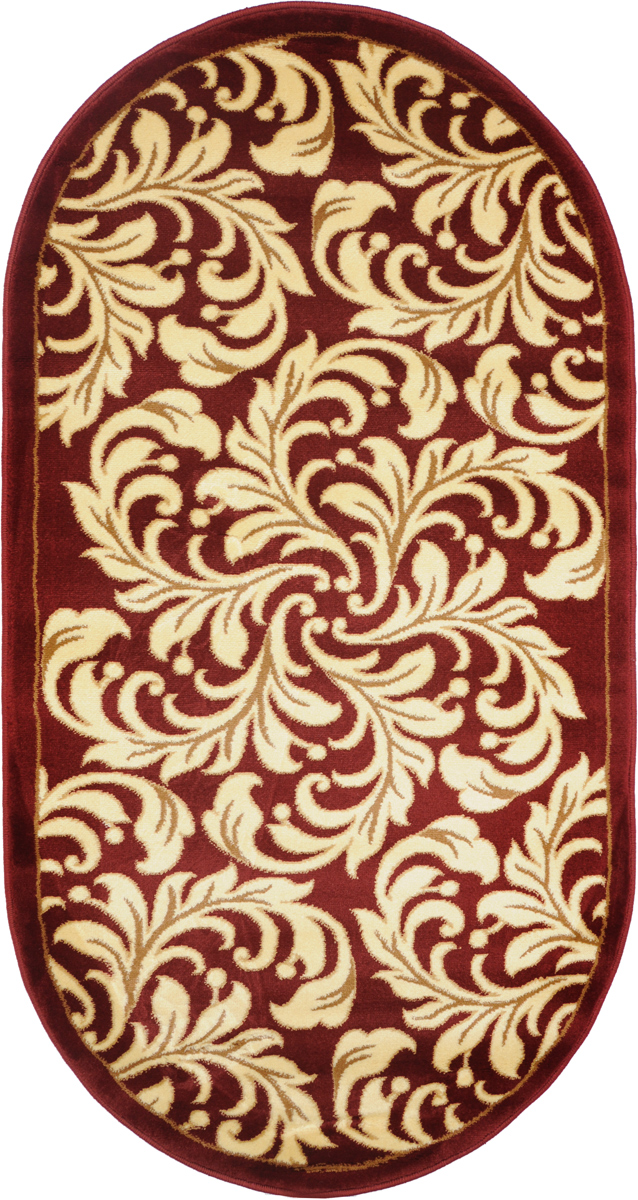 Ковер Kamalak Tekstil, овальный, 80 x 150 см. УК-0329ES-412 Ковер Kamalak Tekstil, овальный, 80 x 150 см. УК-0329ES-412Ковер Kamalak Tekstil изготовлен из прочного синтетического материала heat-set, улучшенного варианта полипропилена (эта нить получается в результате его дополнительной обработки). Полипропилен износостоек, нетоксичен, не впитывает влагу, не провоцирует аллергию. Структура волокна в полипропиленовых коврах гладкая, поэтому грязь не будет въедаться и скапливаться на ворсе. Практичный и износоустойчивый ворс не истирается и не накапливает статическое электричество. Ковер обладает хорошими показателями теплостойкости и шумоизоляции. Оригинальный рисунок позволит гармонично оформить интерьер комнаты, гостиной или прихожей. За счет невысокого ворса ковер легко чистить. При надлежащем уходе синтетический ковер прослужит долго, не утратив ни яркости узора, ни блеска ворса, ни упругости. Самый простой способ избавить изделие от грязи - пропылесосить его с обеих сторон (лицевой и изнаночной). Влажная уборка с применением шампуней и моющих средств не противопоказана. Хранить рекомендуется в свернутом рулоном виде.