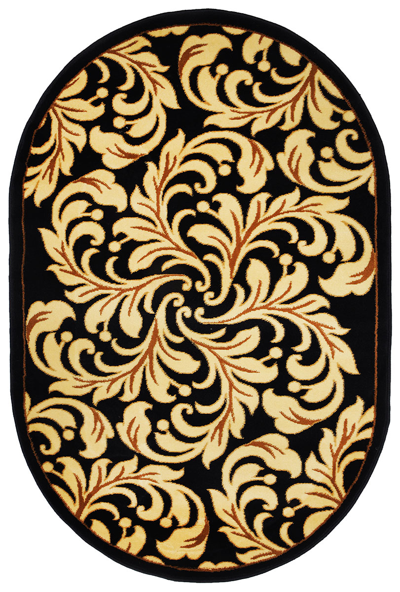 Ковер Kamalak Tekstil, овальный, 100 x 150 см. УК-03031092028 Ковер Kamalak Tekstil, овальный, 100 x 150 см. УК-03031092028Ковер Kamalak Tekstil изготовлен из прочного синтетического материала heat-set, улучшенного варианта полипропилена (эта нить получается в результате его дополнительной обработки). Полипропилен износостоек, нетоксичен, не впитывает влагу, не провоцирует аллергию. Структура волокна в полипропиленовых коврах гладкая, поэтому грязь не будет въедаться и скапливаться на ворсе. Практичный и износоустойчивый ворс не истирается и не накапливает статическое электричество. Ковер обладает хорошими показателями теплостойкости и шумоизоляции. Оригинальный рисунок позволит гармонично оформить интерьер комнаты, гостиной или прихожей. За счет невысокого ворса ковер легко чистить. При надлежащем уходе синтетический ковер прослужит долго, не утратив ни яркости узора, ни блеска ворса, ни упругости. Самый простой способ избавить изделие от грязи - пропылесосить его с обеих сторон (лицевой и изнаночной). Влажная уборка с применением шампуней и моющих средств не противопоказана. Хранить рекомендуется в свернутом рулоном виде.