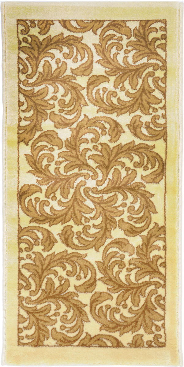 Ковер Kamalak Tekstil, прямоугольный, 50 x 100 см. УК-0499PR-2W Ковер Kamalak Tekstil, прямоугольный, 50 x 100 см. УК-0499PR-2WКовер Kamalak Tekstil изготовлен из прочного синтетического материала heat-set, улучшенного варианта полипропилена (эта нить получается в результате его дополнительной обработки). Полипропилен износостоек, нетоксичен, не впитывает влагу, не провоцирует аллергию. Структура волокна в полипропиленовых коврах гладкая, поэтому грязь не будет въедаться и скапливаться на ворсе. Практичный и износоустойчивый ворс не истирается и не накапливает статическое электричество. Ковер обладает хорошими показателями теплостойкости и шумоизоляции. Оригинальный рисунок позволит гармонично оформить интерьер комнаты, гостиной или прихожей. За счет невысокого ворса ковер легко чистить. При надлежащем уходе синтетический ковер прослужит долго, не утратив ни яркости узора, ни блеска ворса, ни упругости. Самый простой способ избавить изделие от грязи - пропылесосить его с обеих сторон (лицевой и изнаночной). Влажная уборка с применением шампуней и моющих средств не противопоказана. Хранить рекомендуется в свернутом рулоном виде.