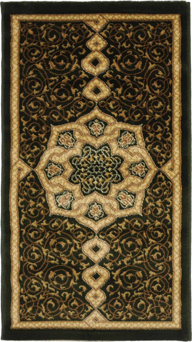 Ковер Kamalak Tekstil, прямоугольный, 60 x 110 см. УК-0094ES-412 Ковер Kamalak Tekstil, прямоугольный, 60 x 110 см. УК-0094ES-412Ковер Kamalak Tekstil изготовлен из прочного синтетического материала heat-set, улучшенного варианта полипропилена (эта нить получается в результате его дополнительной обработки). Полипропилен износостоек, нетоксичен, не впитывает влагу, не провоцирует аллергию. Структура волокна в полипропиленовых коврах гладкая, поэтому грязь не будет въедаться и скапливаться на ворсе. Практичный и износоустойчивый ворс не истирается и не накапливает статическое электричество. Ковер обладает хорошими показателями теплостойкости и шумоизоляции. Оригинальный рисунок позволит гармонично оформить интерьер комнаты, гостиной или прихожей. За счет невысокого ворса ковер легко чистить. При надлежащем уходе синтетический ковер прослужит долго, не утратив ни яркости узора, ни блеска ворса, ни упругости. Самый простой способ избавить изделие от грязи - пропылесосить его с обеих сторон (лицевой и изнаночной). Влажная уборка с применением шампуней и моющих средств не противопоказана. Хранить рекомендуется в свернутом рулоном виде.